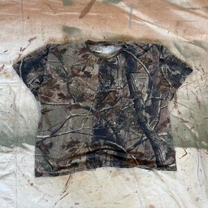Y2K camo T shirt
